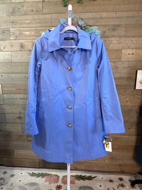 Lauren Ralph Lauren Blue rain Coat size XL